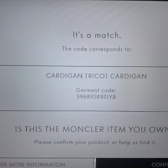 Moncler hybridt tricot cardigan  down knit jacket gorgous - Picture 7 of 7